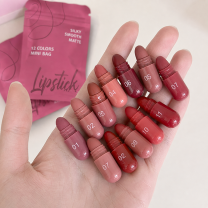 2-color capsule set mini Longlasting Matte lipstick✨